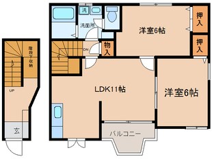 フラワーハーモニーの物件間取画像